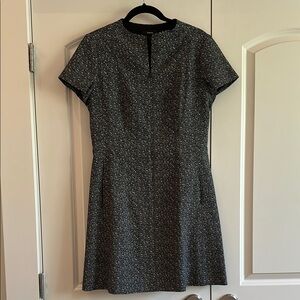 Elegant Black and White Dress